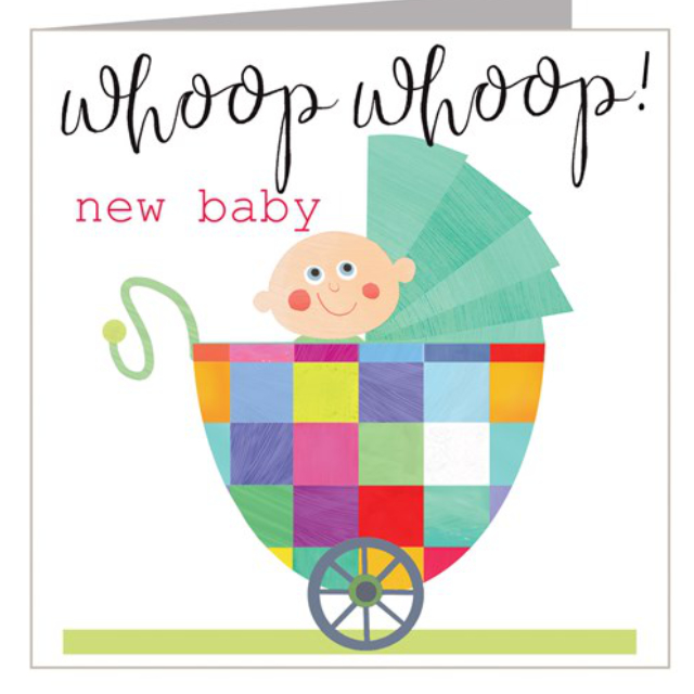 Pram new baby card