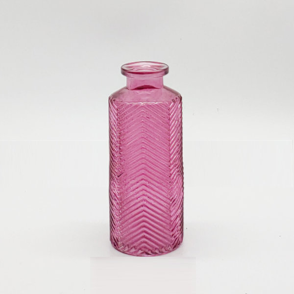 Dark Pink Herringbone Diffuser Bottle
